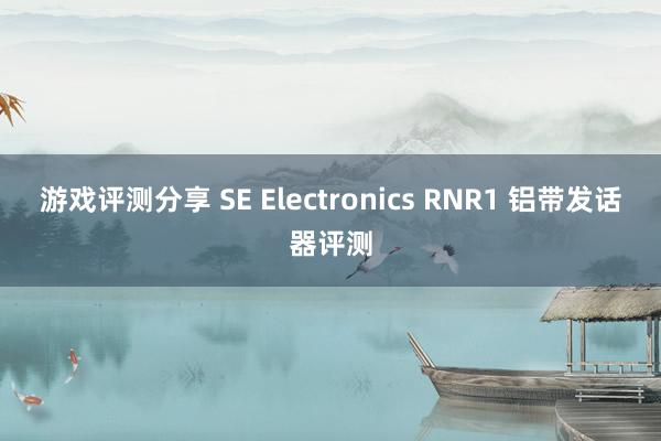 游戏评测分享 SE Electronics RNR1 铝带发话器评测